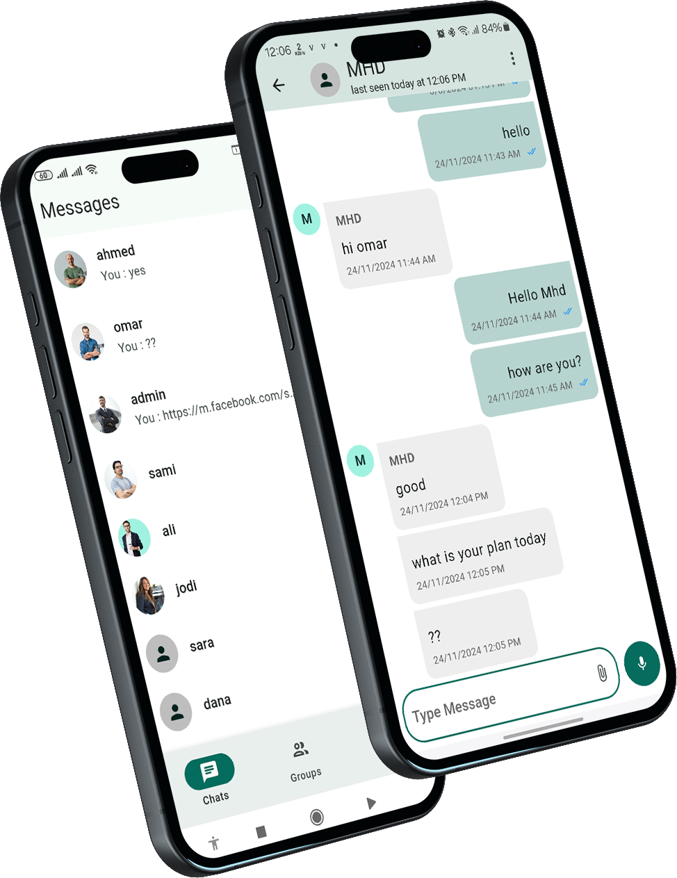 Business Chat App